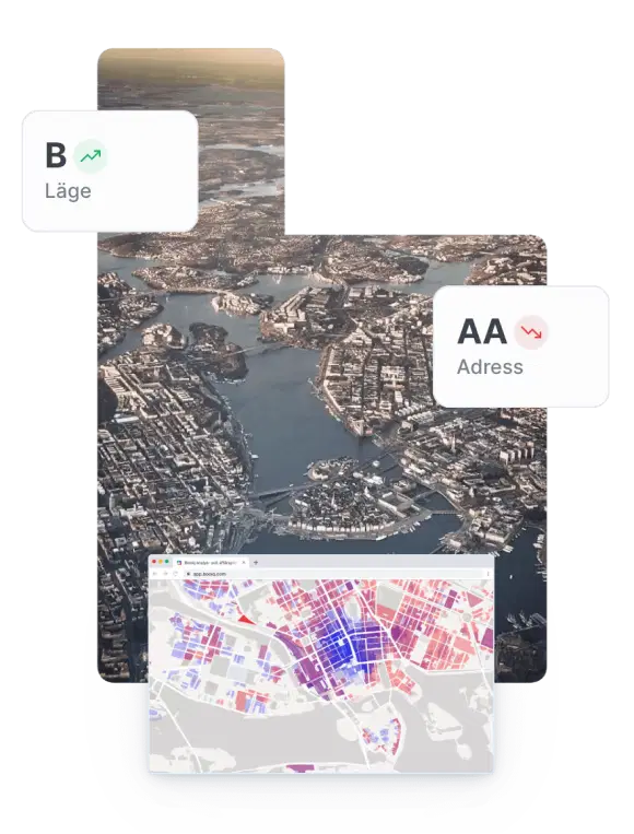 stad heatmap unika booiq värden