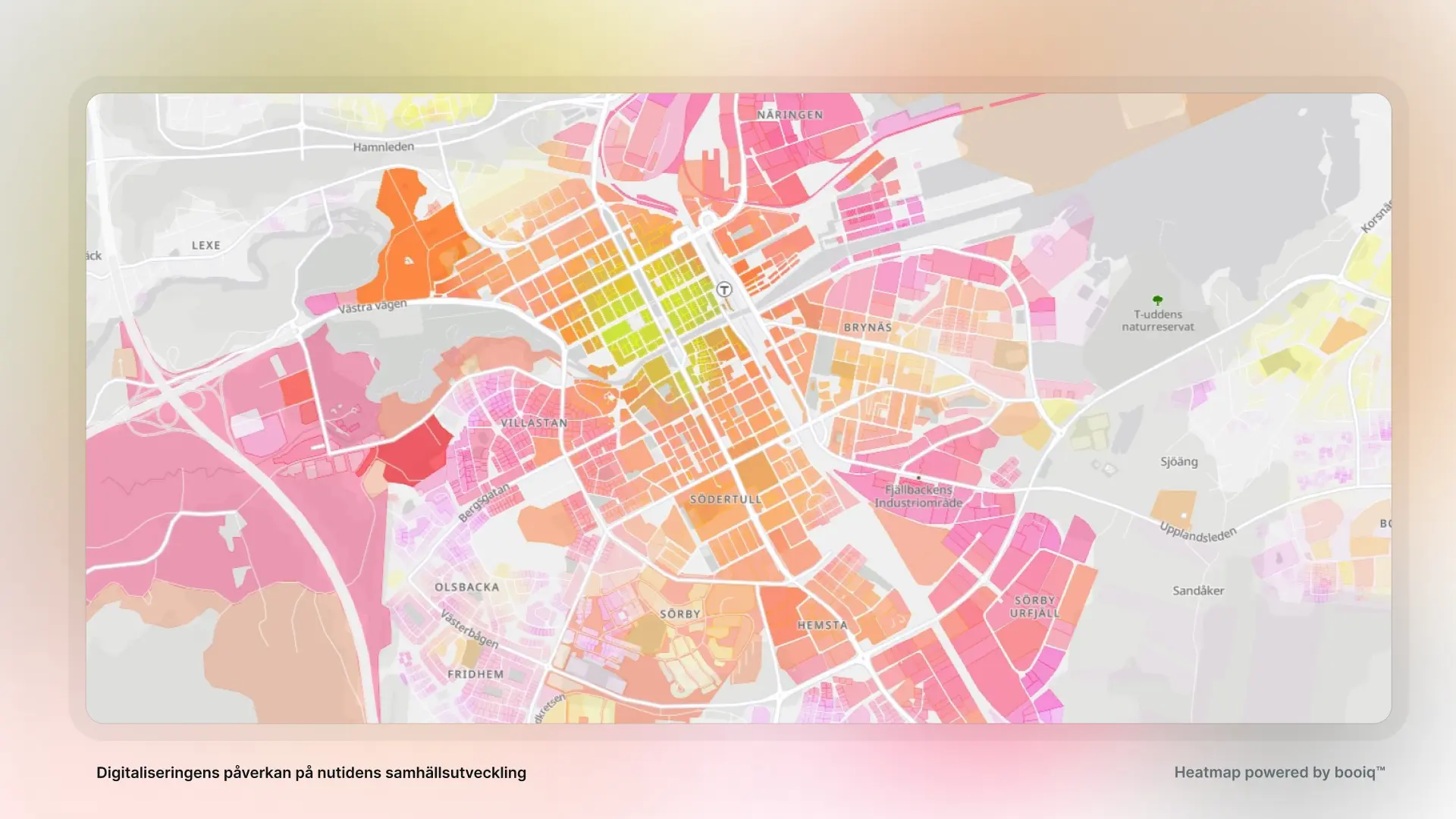 Heatmap Booiq Gävle